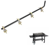 36 Inch Griddle Burner Control Valve with Gas Rail for Blackstone 4-Burner Flat Top Griddle 1554, 1565, 1836, 1866, 1560 36" Griddle