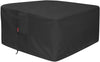 50" Premium Square Patio Fire Pit Table Cover, 50"L x 50"W x 24"H, Waterproof 600D Heavy Duty Fire Pit Cover