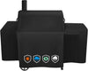 Heavy-Duty 600D Grill Cover fits for Char-Griller Smokin Champ 1624、Smoking Champ Offset Smoker 1733、Blazer 2130 and Classic 2175 with Side Fire Box