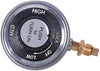 Propane Gas Grill Control Valve Table Top Regulator with a 1"-20 Female Throwaway Cylinder Thread Inlet and an Orifice Outlet