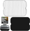 Air Fryer Rack for Ninja Foodi Smart XL 6-in-1 FG551 and Reusable Liner Accessory for Indoor Grill and Airfryer Cooking, Baking and Dehydrating