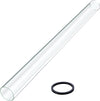 Glass Tube Replacement 51.2" x 4" for The 3-Sided Commercial Tall Glass Tube Patio Heater, with Neoprene Ring Silicon Ring