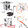 Parts Kit for Traeger Timberline 850 AC TFB85WLB-H Pellet Grill, Fire Burn Pot+Hot Rod Ignitor+Auger Motor and Induction Fan Kit