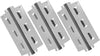 Heat Plates 3Pcs Kit for Kenmore 16111, 16209, 16211, 16213, 16215, 463350505, 463350507, EEK5539-K401 etc Gas Grills, 11 3/4" x 5 5/8"