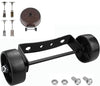 Universal Patio Heater Wheel Kit, Easy to Move/Install Umbrella Gas Patio Heater Replacement Universal Movable Wheel