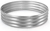 24 Inch Galvanized Raised Fire Pit Ring Round Large Metal Raised Firepit Camping Ring