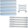 Repair kit for Charbroil 5 Burner Commercial 463268806 Gas Grill, Grill Burner Tube, Heat Plate Tent Shield Deflector, Crossover Tube