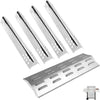 Stainless Steel Heat Plates Kit for Royal Gourmet GA5401T 5-Burner Gas Grill, Heat Tent Burner Cover Flame Tamer for Royal Gourmet Grill, 5pcs