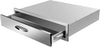 Outdoor Kitchen Single Drawer 30Wx23Dx6.5H Inches BBQ Drawer Stainless Steel Access Drawers for Outdoor Kitchen Island or Built-in Grill Station