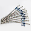 10Pcs 24'' Faucet Hose Connector(3/8" Comp x 1/2" FIP), Braided Stainless Steel Faucet Water Supply Lines for Bathroom Kitchen Sink Faucet