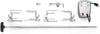 Stainless Steel Commercial Rotisserie Kit 69231 for Napoleon 405, 450, 485, 495, 500 Gas Grills, BBQ Grill Accessory for Napoleon Grills
