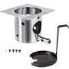 Fire Burn Pot for Traeger Texas Elite 34 TFB65LZB Pellet Grill, SUS 304 Stainless Steel, with Ash Remover and Screws FAB310