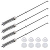 Washer Suspension Rods Kit 4 Pcs Washer Parts for Whirlpool Kenmore RTW4516FW1, 11020102310 W10780045 WTW4816FW2 NTW4516FW2 NTW4605EW0 NTW4516FW1 etc