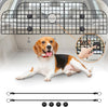 Dog Car Barrier for SUV, Cars, Vehicles and Truck Cargo Area, Universal Adjustable Heavy-Duty Pet Divider, Dog net with Feeding Opening