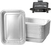 30Pcs Grease Tray Drip Pan Liners for Ninja Woodfire OG701, OG751, OG700, OG36 Series Outdoor Grill & Smokers