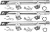 Burners Kit for Dyna Glo DGF350CSP, DGF350CSP-D, DGC350CNP-D, DGF350SNP, DG1-70-01-634-R, DGF350SNP-D Grills, 13350 Replacement Parts and Accessories