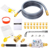 Upgraded Propane to Natural Gas Conversion Kit for Weber Genesis, Genesis II, Spirit, Spirit II Gas Grills, LP to NG Hose Regulator Conversion Kit 