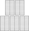 Cooking Grate Smoking Rack for Pit Boss Pro Series II 4-Series Vertical Wood Pellet Smoker PBV4PS1 & PBV4PS2, 19.7" x 12" Enamel Coated Rack, 5 Pack
