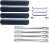 Replacement for Charbroil 463248208, 463268107, 466248208 Gas Grill Stainless Steel Burners, CrossoverTubes, Heat Plates, Electronic igniters
