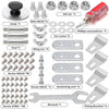 Patio Heater Hardware -Bolt & Nut Set for Propane Patio Outdoor Space Heater Screw Sets Accessories for Outdoor Pyramid Patio Heater