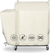 Grill Cover for Rec Tec RT-590, Recteq Deck Boss 590 Wood Pellet Smoker, Heavy Duty Waterproof Fade Resistant Outdoor Smoker Cover, Beige