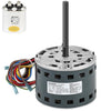 5KCP39GGZ183S Blower Motor for Carrier 1/3 HP Conditioner Motor | 115V 60Hz 1075RPM 4 Speed, Furnace Blower Fan Motors, CWSE=CCWLE, with 1*Capacitor