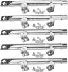 5 Pcs Burners Kit for Dyna Glo DGA480, DGA550, DGB390, DGB730, BGE530, M365GMD Gas Grills, 12-17.5 inch fit 104-13011, 113-03003, 123-03003