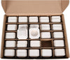 50Pcs Ceramic Briquettes Replacement for Lynx L27, L30, L42, CS30 and Other Built-In Gas Grills, 2" x 2" per Each