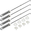 W10780048 WTW4800XQ4 WTW4800XQ1 RTW4640YQ1 ATW4675YQ1 Washer Suspension Rod Kit 4 packs for Whirlpool Kenmore Admiral Maytag Washing Machine