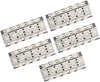 16.5" Heat Plate for Select Turbo Grill Parts, 5-Pack Briquette Tray for Nexgrill, Turbo Capt'n, STS, Elite, Classic Gas Grills, 16 1/2 x 6 1/2 inch