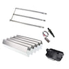 Repair Kit for Weber Spirit Side Knobs E-310, E-320 (2007 - 2012), Spirit 700 and Weber 900 3 Burner Grills, Grill Burner+ Flavor Bar+Ignitor+Drip Pan