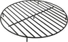 36-Inch Round Heavy-Duty Steel Fire Pit Grate Camping Cooking Grate for Outdoor Campfire, Backyard, Patio, Garden, Picnics Uses