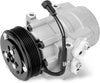 Air Conditioner Compressor w/Clutch for Ford Expedition F-150 2007-2014, F-250 F-350 F-450 F-550 Super Duty, F53 & Lincoln Navigator Mark LT 2007-2008