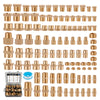 106PCS Brass Pipe Fittings Assortment Kit NPT Extension Adapter, Reducer Bushing, Hex Nipple, Close Nipple, Reducing Hex Coupling, Hex Head Plugs
