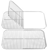 Hinged Grate Cooking Grid for PK 99010 Grills Series 300, 3714, 3611 Smoker Stainless Steel Grate for PK Pre-1997