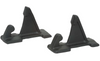Cast Iron Pair of Fireback Feet - 6.5 x 2.5 inch