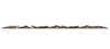7 Pieces Log for 68 inch Recessed and Wall Mounted Electric Fireplace, Synthetic Resin Log Decoration for Indoor Electric Fireplaces