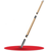 32” Aluminum Pizza Turner for Wood Fire Pizza Oven, Bubble Popper, Pizza Spinner Fork & Poker, Adjustable Length, Food Safe, Heat Resistant