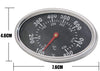 Thermometer Temperature Gauge Heat Indicator for BBQ Pro 122.47207610, 122.57901710, 146.23676310, 146.23770310, 720-0894R Gas Grills
