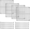 Cooking Grate for Masterbuilt 20050212, 20050217, 20050311, 20050412, 20050513, 20050611 30" Propane Smokers , 4pcs 13.3" x 13.6"
