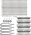 Repair Kit for Jenn Air & Nexgrill 720-0337, 720-0339 Gas Grill, Burners, Heat Plates, Grates and Igniters Set
