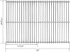 BBQ Cooking Grates for Better Homes & Gardens BG1455B, BG1755B, BH12-101-001-02, GBC1273W Gas Grill