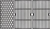 Cooking Grates for Backyard BY13-101-001-12, BY14-101-001-099, BY14-101-001-99 4 Burner Gas Grill