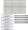 Repair kit for Ducane 30400042, 30557401, 30557501, 30558401 Gas Grills, Burner Tube, Heat Plates Tent Sheild, Cooking Grid Grates