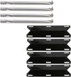 Repair Kit Stainless Steel Burner, Porcelain Heat Plate Tent Relacement Parts for Permasteel PG-50400-S PG-50401-S PG-50404-SOL etc Gas Grills