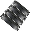 Heat Plates for Nexgrill 720-0789, Porcelain Steel 4 Pcs Heat Tents Grill Parts